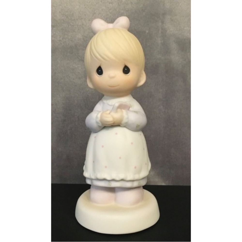 In Original Box Precious Moments Figurine “The Good Lord Always Delivers”In